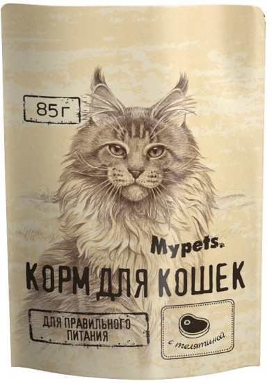Корм для кошек с телятиной