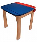 Игрушка стол с контейнером для ручек, деревянная