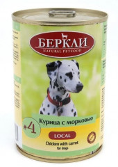 Консервы для собак «Курицей с морковью»