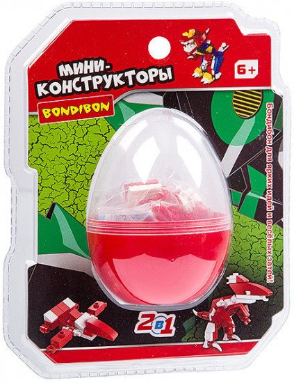 Мини-конструктор в яйце «2 в 1»