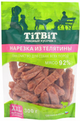 Нарезка из телятины для собак всех пород