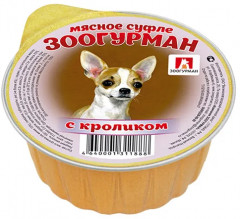 Консервы для собак с кроликом «Мясное суфле»