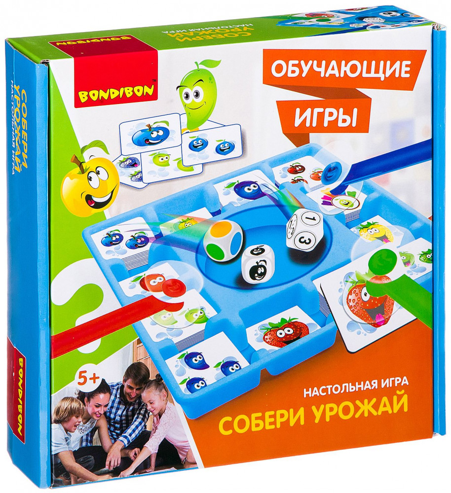 Игра настольная «Собери урожай» | Обучающие игры | Bondibon