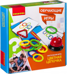 Игра настольная «Цветная цепочка»