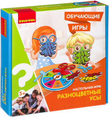 Игра настольная «Разноцветные усы»