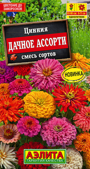 Цинния «Дачное ассорти»