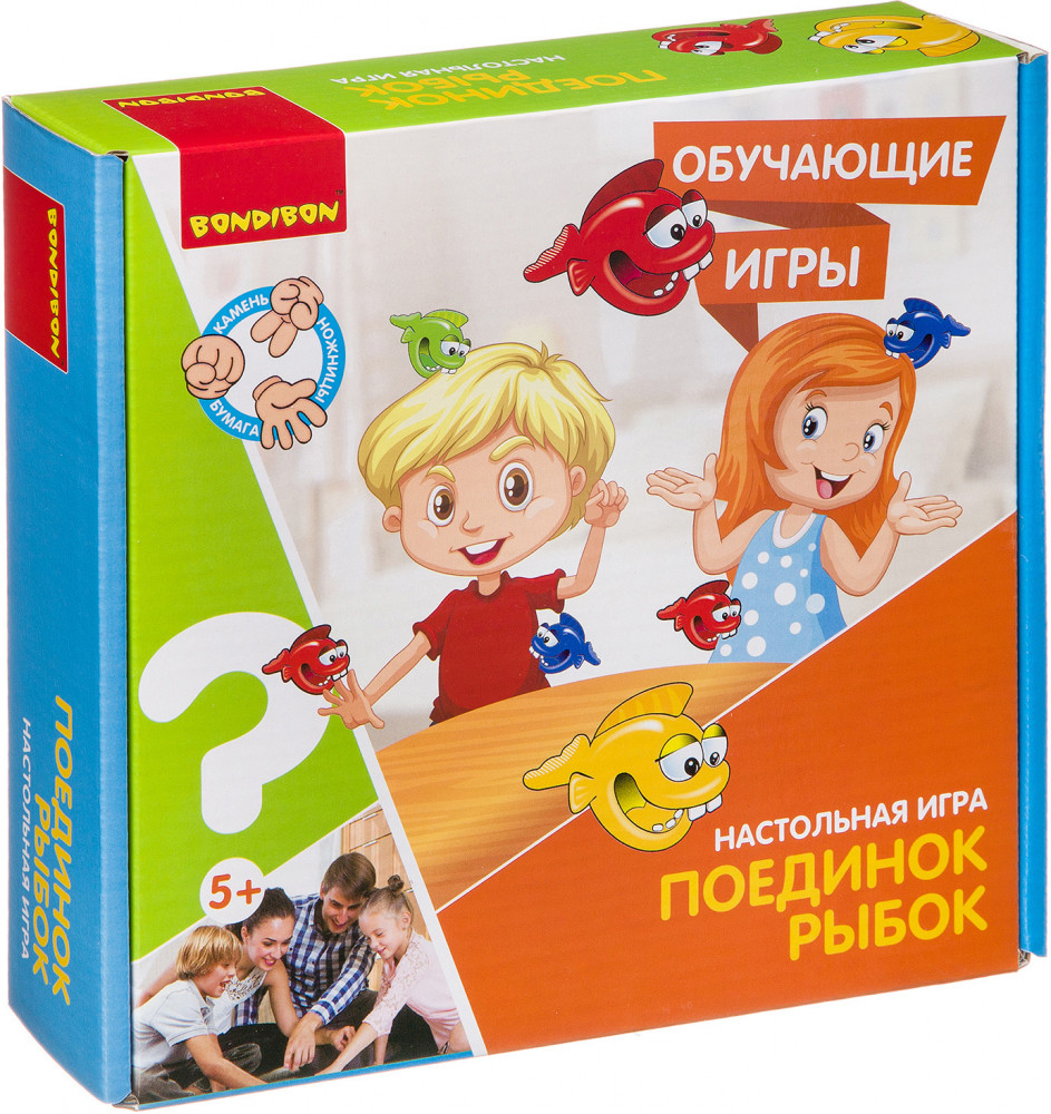 Игра настольная «Поединок рыбок» | Обучающие игры | Bondibon