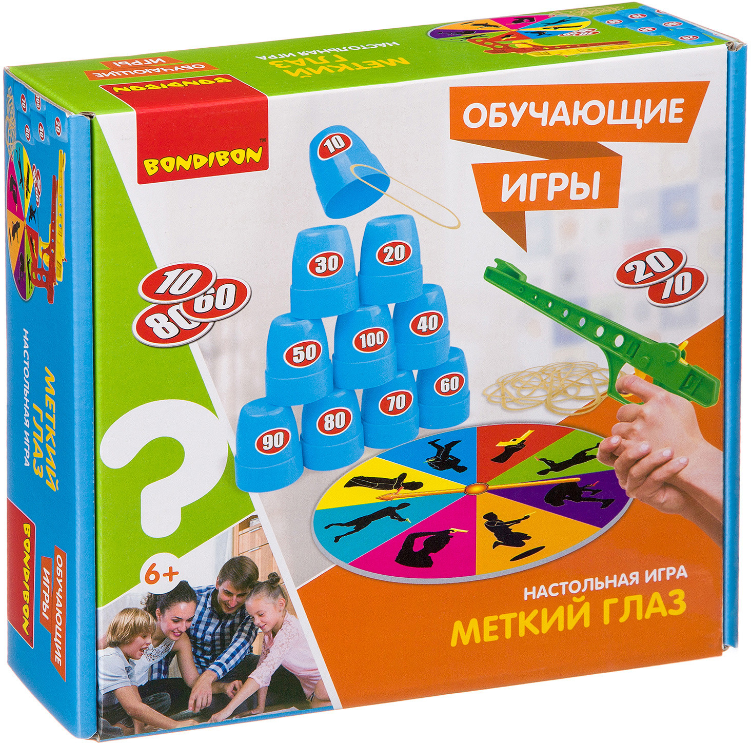 Игра настольная «Меткий глаз» | Обучающие игры | Bondibon