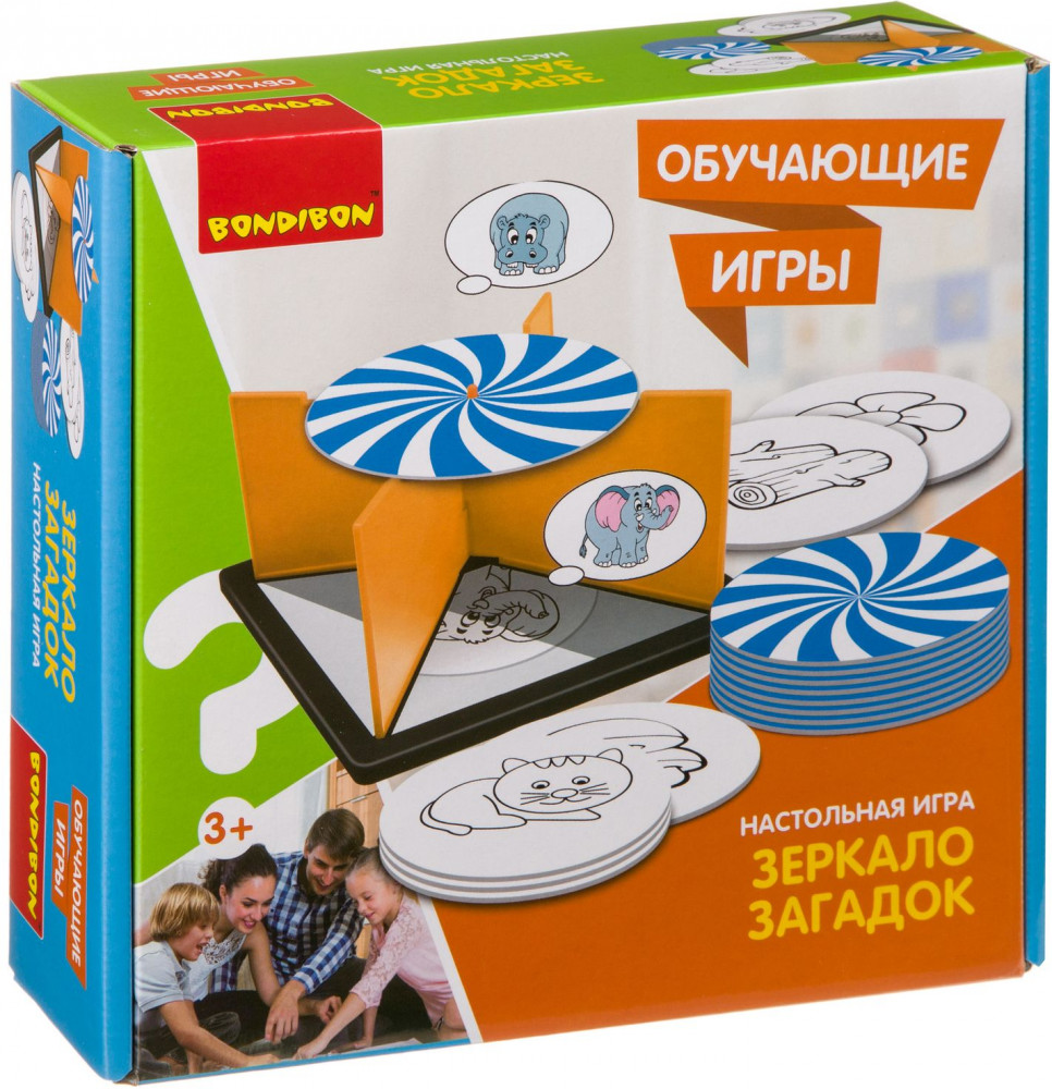 Игра настольная «Зеркало загадок» | Обучающие игры | Bondibon