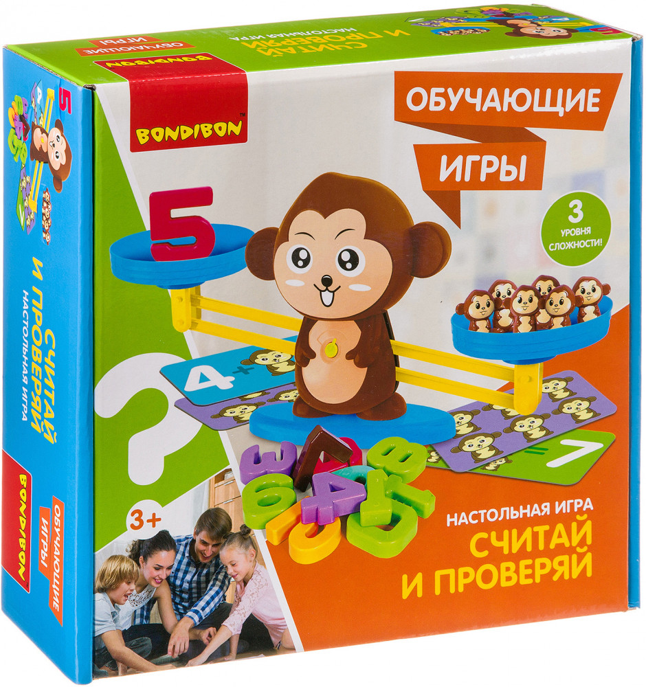 Игра настольная «Считай и проверяй» | Обучающие игры | Bondibon