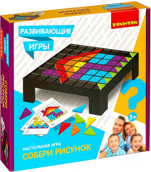 Игра настольная «Собери рисунок»