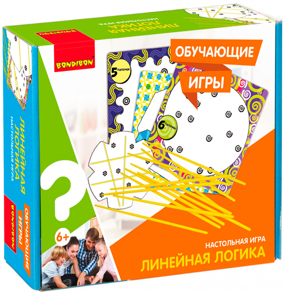 Игра настольная «Линейная логика» | Обучающие игры | Bondibon