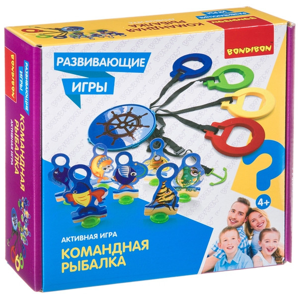 Игра развивающая «Командная рыбалка» | Развивающие игры | Bondibon
