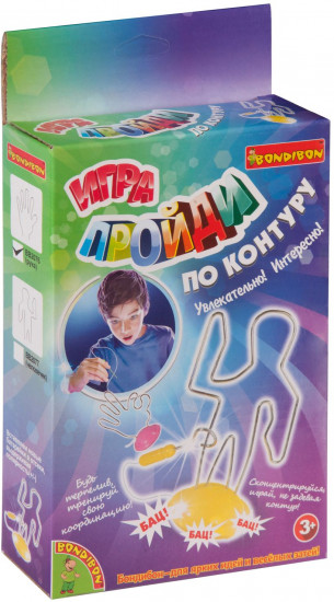 Игра настольная «Пройди по контуру»