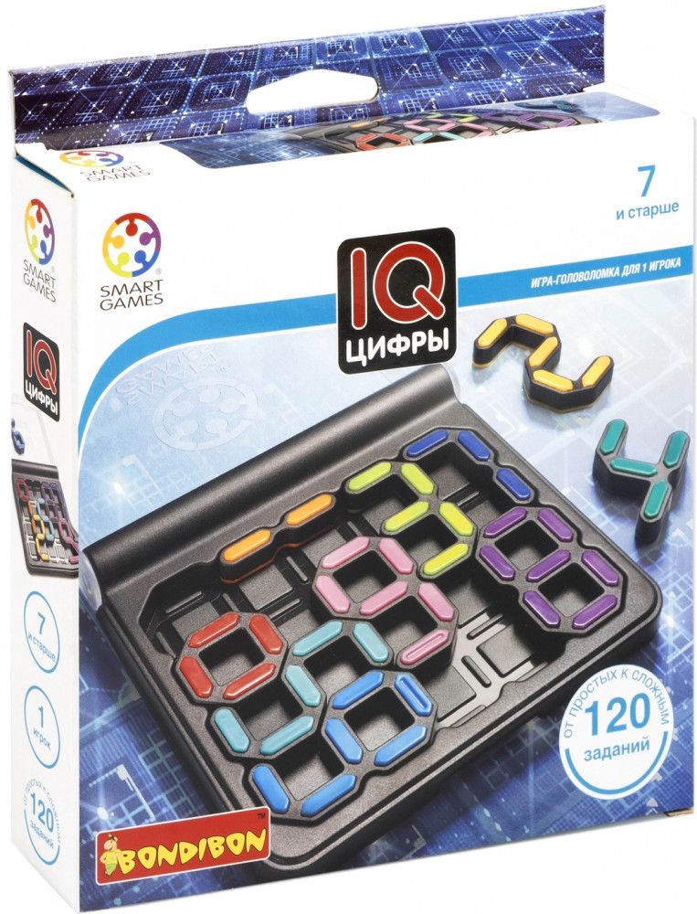 Игра настольная «IQ-цифры» | Smart games | Bondibon