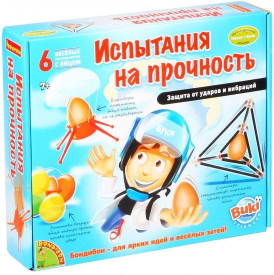 Набор для опытов «Испытания на прочность 6 экспериментов»