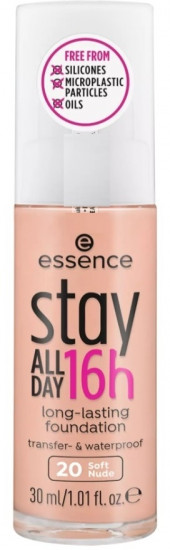 Основа тональная «Stay all day 16h», оттенок 20 Soft nude