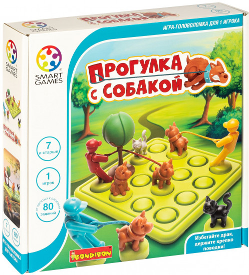 Игра настольная «Прогулка с собакой»