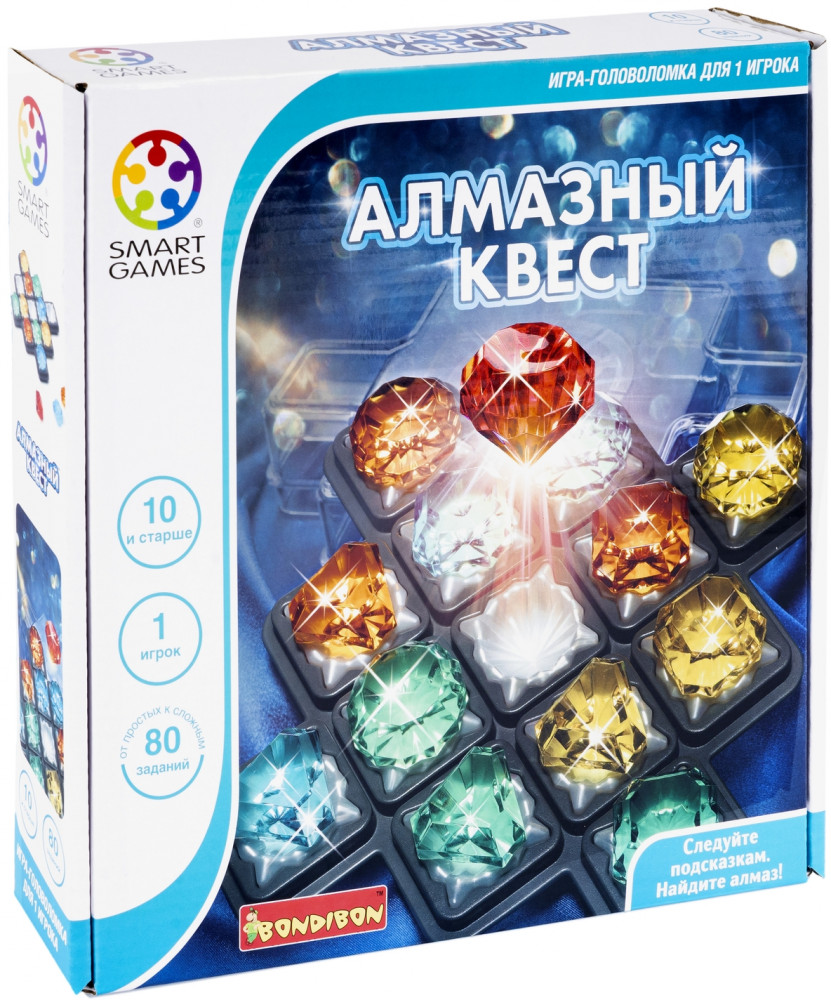 Игра настольная «Алмазный квест» | Smart games | Bondibon