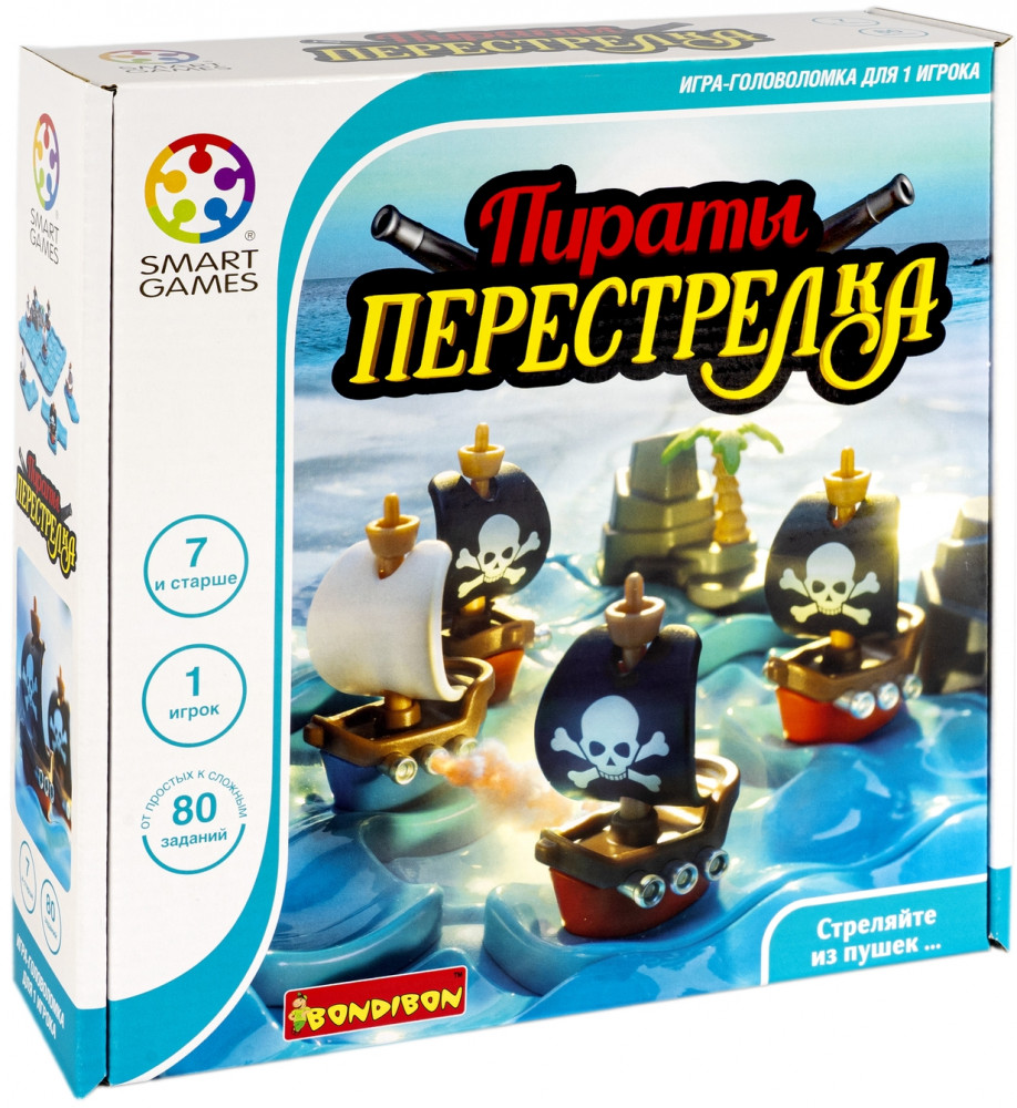 Игра настольная «Пираты перестрелка» | Smart games | Bondibon