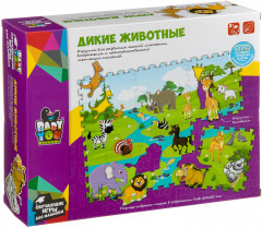 Коврик-пазл «Дикие животные»
