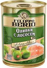 Оливки с лососем