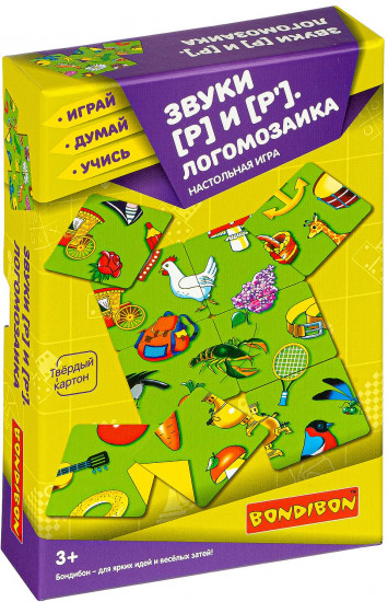 Игра настольная «Логомозаика. Звуки [Р] и [Р']»