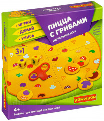 Игра настольная «Пицца с грибами»
