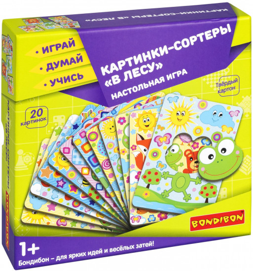Игра настольная «Картинки-сортеры «В лесу»