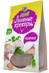 Крекеры льняные с чесноком