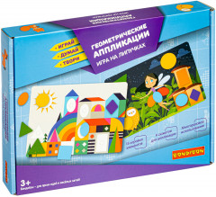Игра настольная «Геометрические аппликации»