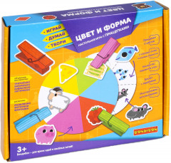 Игра настольная «Цвет и форма»