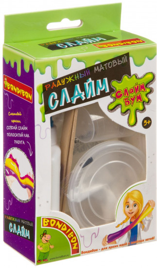 Набор «Радужный матовый слайм»