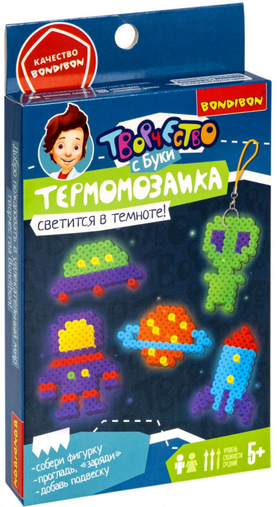 Термомозаика неоновая «Космос» | Творчество с Буки | Bondibon
