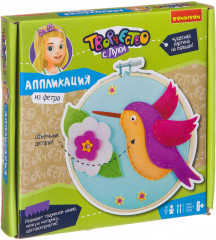 Аппликация из фетра «Птичка-невеличка»