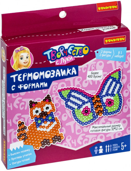Термомозаика «Бабочка и кошка»
