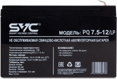 Батарея аккумуляторная SVC PQ7,5-12/LP