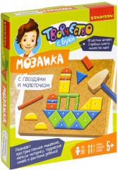 Набор для творчества «Мозаика с гвоздями и молоточком»