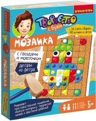 Мозаика с гвоздями