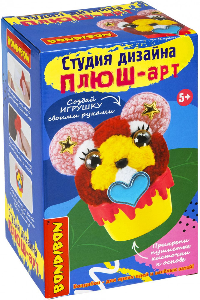 Набор для творчества «Мишка» | Студия дизайна «Плюш-арт» | Bondibon