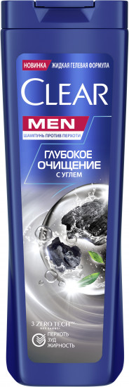 Шампунь «Глубокое очищение с углём»