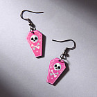 Серьги на крючках «Я есть тьма»