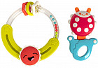 Набор погремушек-прорезывателей «Колечко с солнцем, божья коровка»