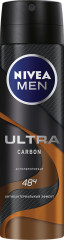 Дезодорант-антиперспирант спрей «ULTRA Carbon» антибактериальный эффект, 150 мл