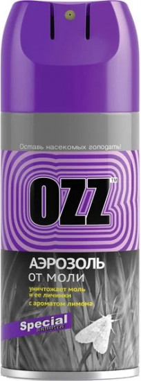 Аэрозоль инсектицидный от моли «Ozz»