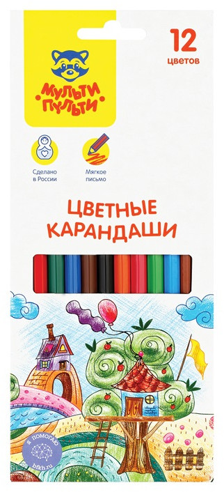 Набор карандашей цветных | Невероятные приключения | Мульти-Пульти