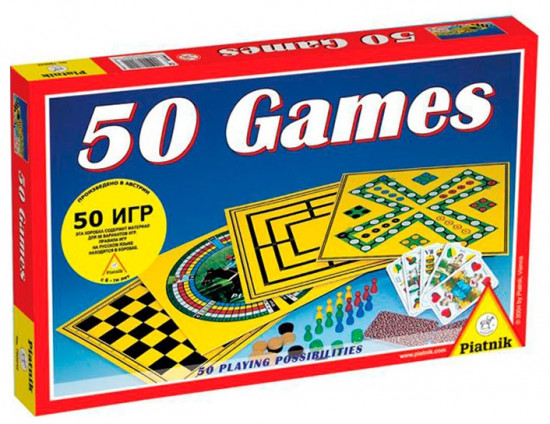 Игра настольная «50 игр»