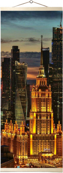 Картина по номерам «Панно. Москва-сити»