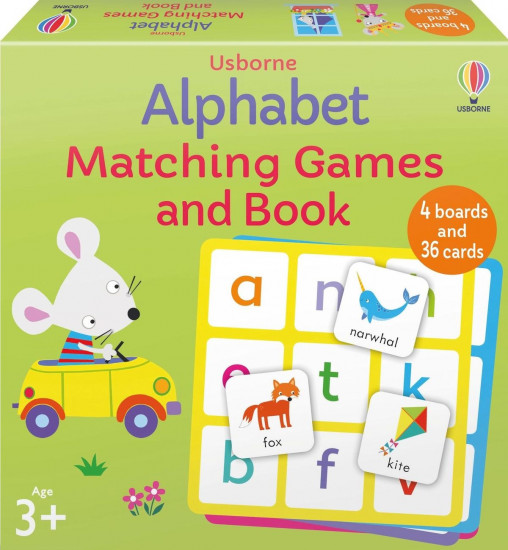 Alphabet Matching Games And Book