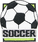 Термоаппликация «Футбольный мяч Soccer»